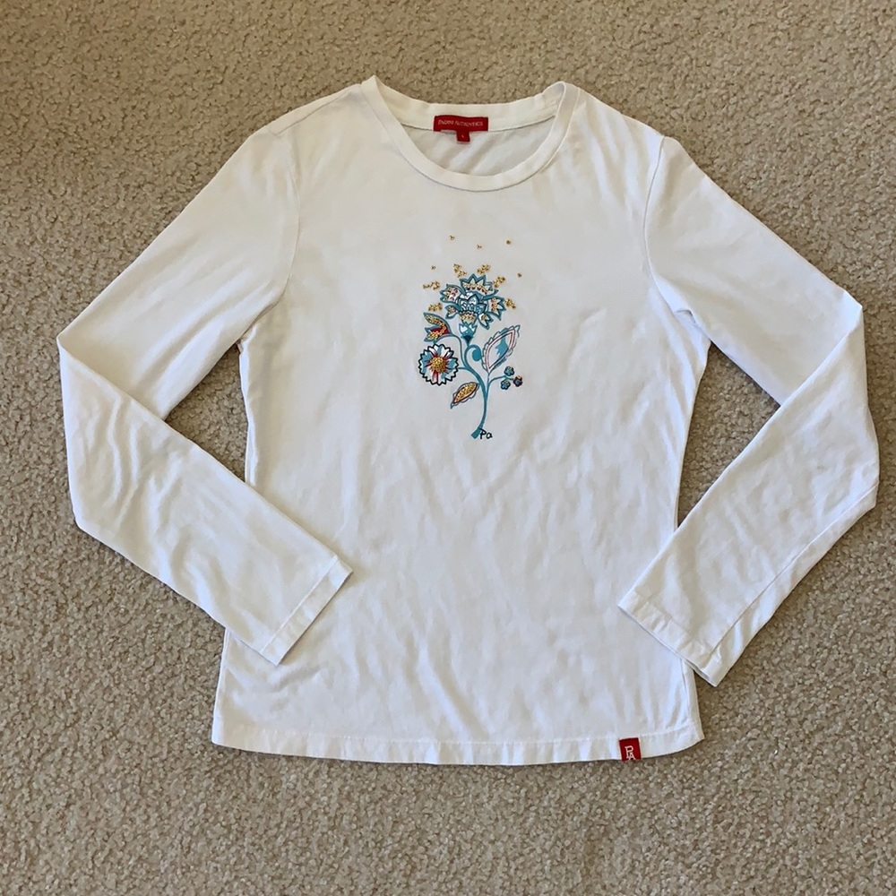 Padini Authentics Flower Long Sleeves T Shirt L